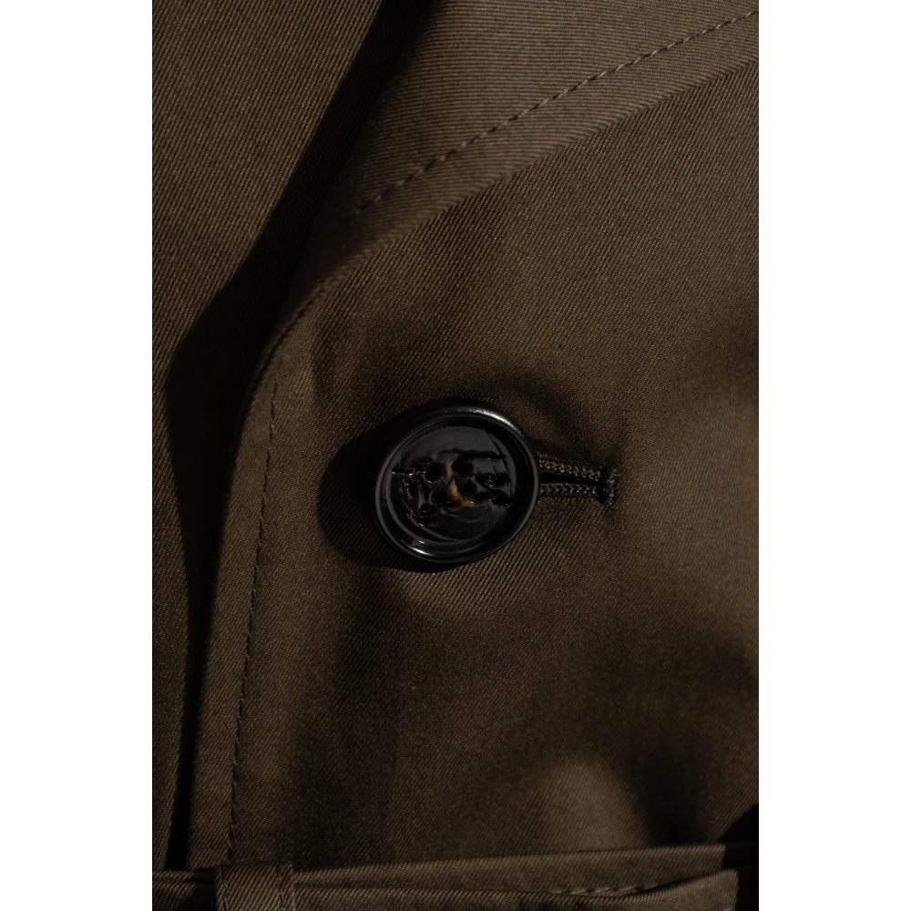 Burberry Katoenen trenchcoat Green Dames