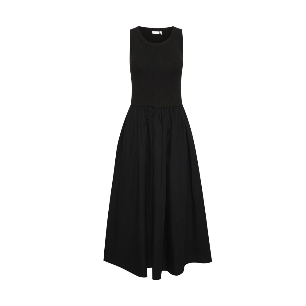 Inwear Black Midi Dresses, Female, L, Maxi Dresses