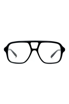 Svarta Pilotglasögon Acetatram