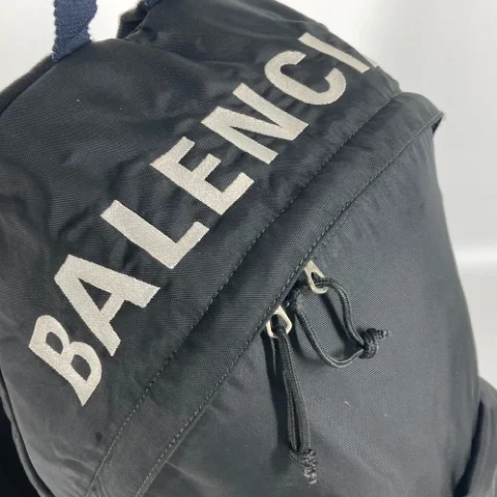 Balenciaga Vintage Pre-owned Fabric shoulder-bags Black Heren