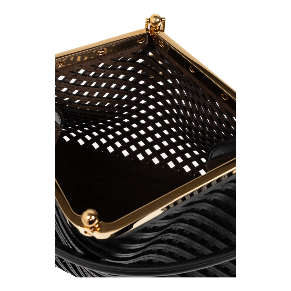 ETRO Schoudertas Vela Medium Black Dames