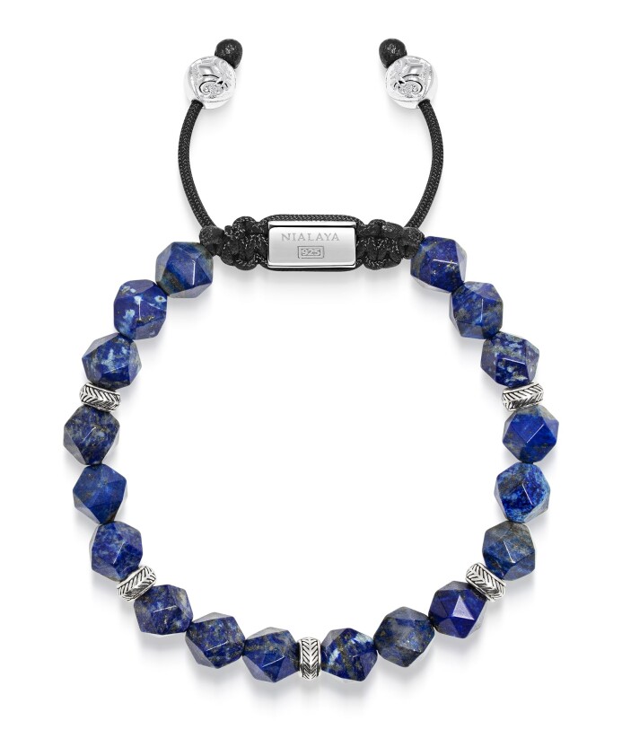 menand-39-s-sterling-silver-faceted-beaded-bracelet-with-lapis-lazuli