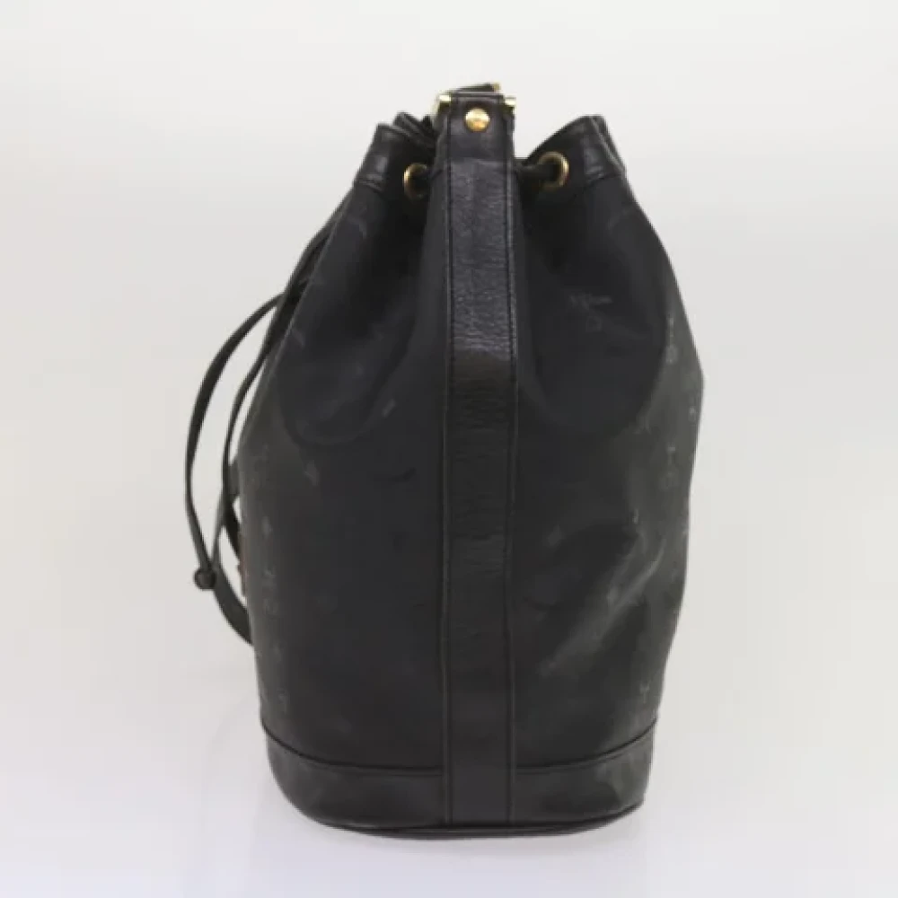 MCM Pre-owned Fabric shoulder-bags Black Dames