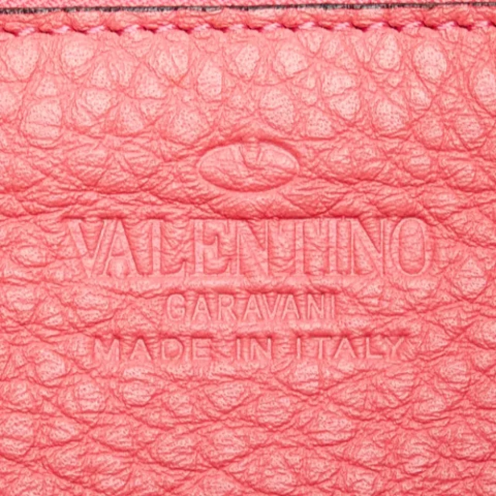 Valentino Vintage Pre-owned Leather shoulder-bags Pink Dames