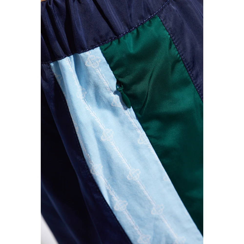 Casablanca Logo shorts Blue Heren