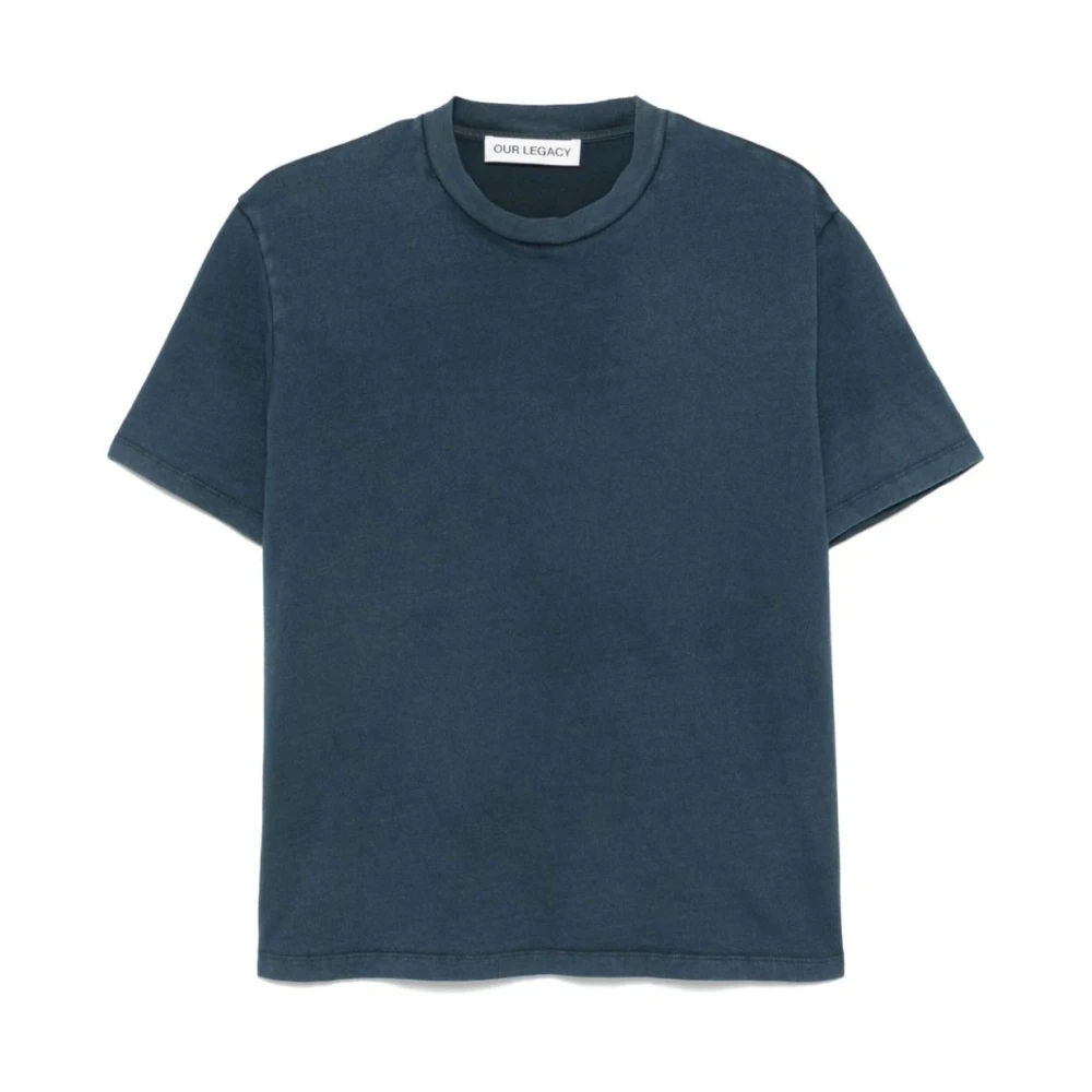 Our Legacy Blauwe Legacy Heren Shirt Blue Heren