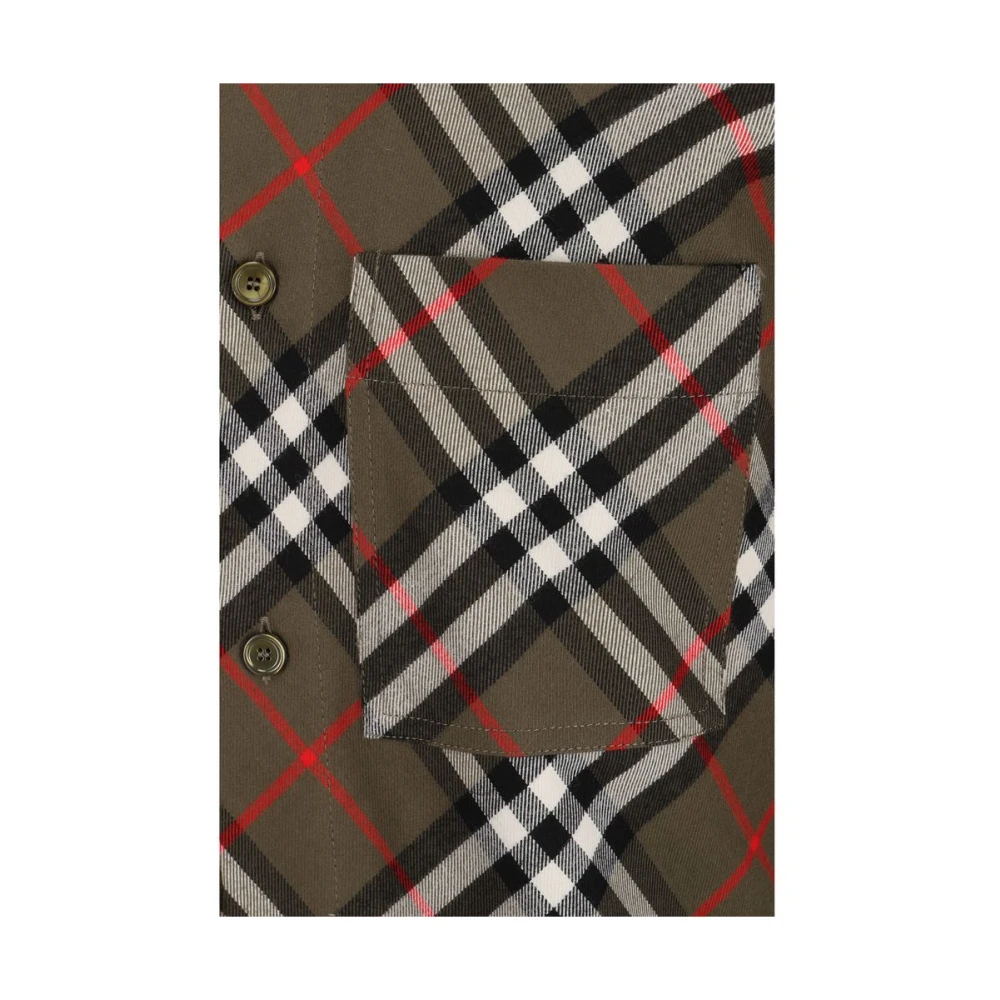 Burberry Klassieke Geruite Print Overhemd Multicolor Heren