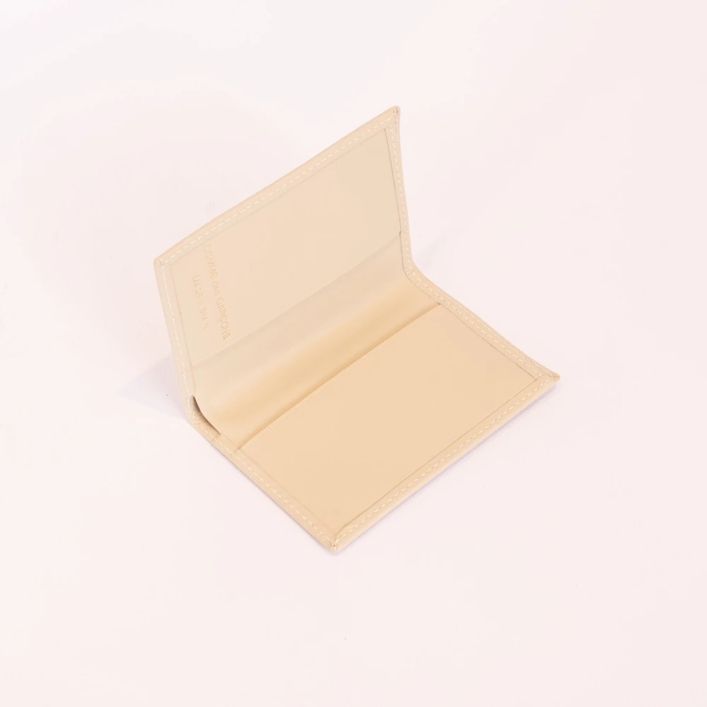 Comme des Garçons Klassieke Kaarthouder zonder Rits Beige Heren