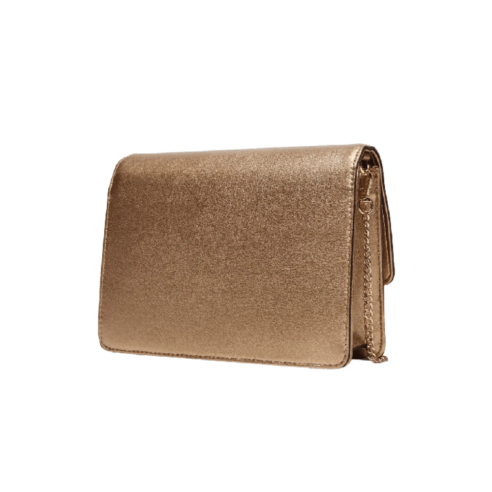 Liu Jo Gouden Crossbody Tas met Zakken Yellow Dames
