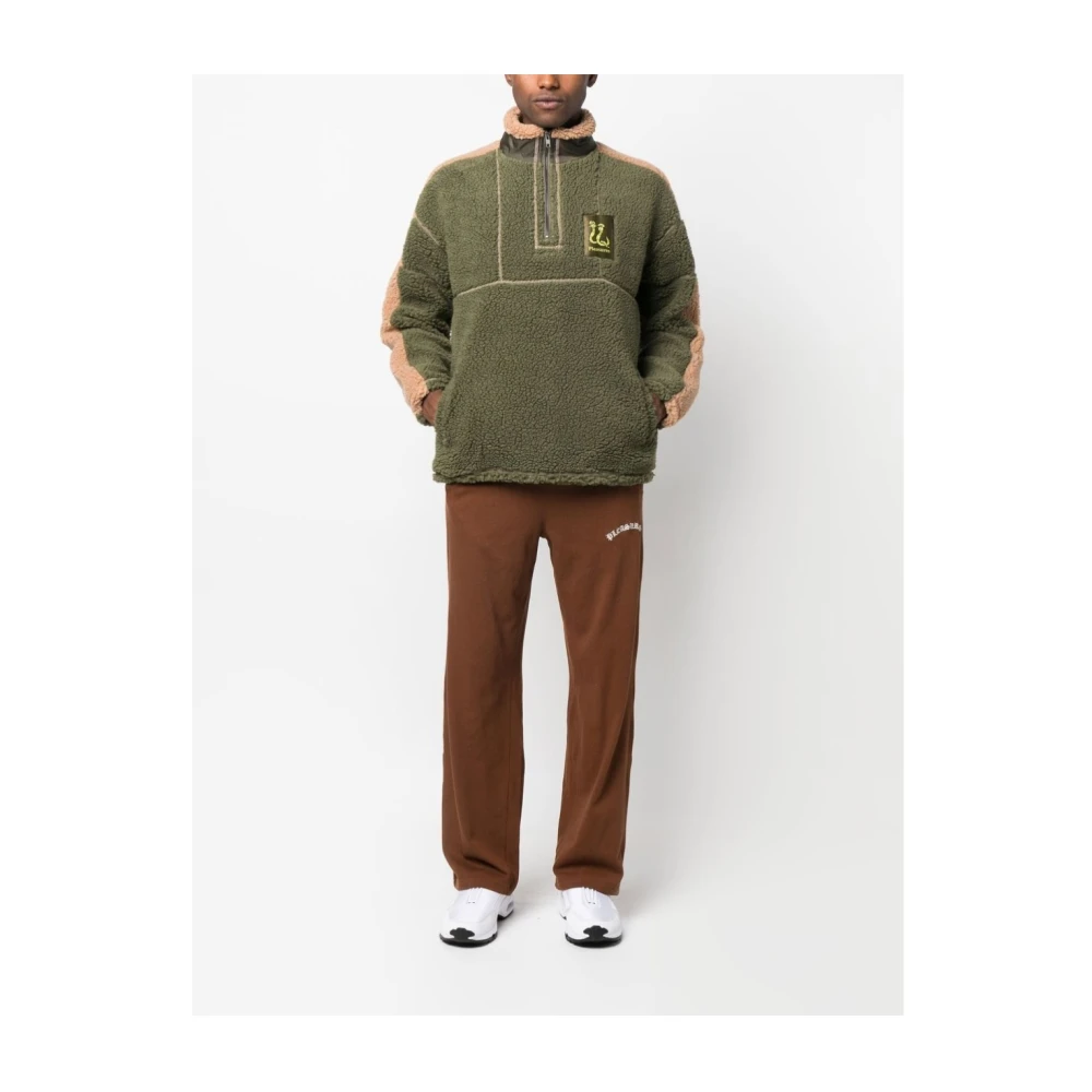Pleasures Quarter Zip Truien en Gebreide Kleding Green Heren