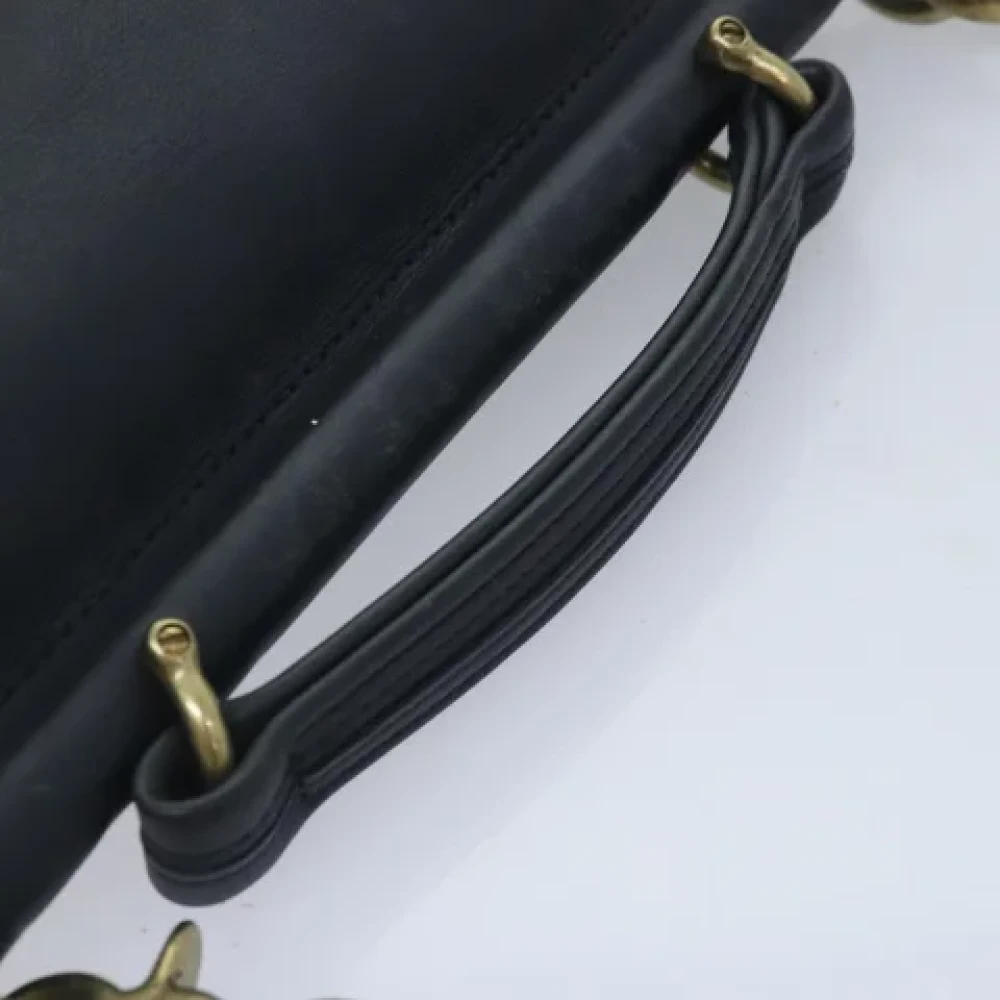 Coach Pre-owned Leather handbags Black Dames