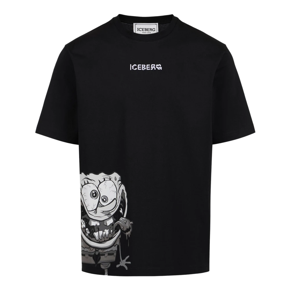 Iceberg - Tops > T-Shirts - Black - Iceberg - Modalova