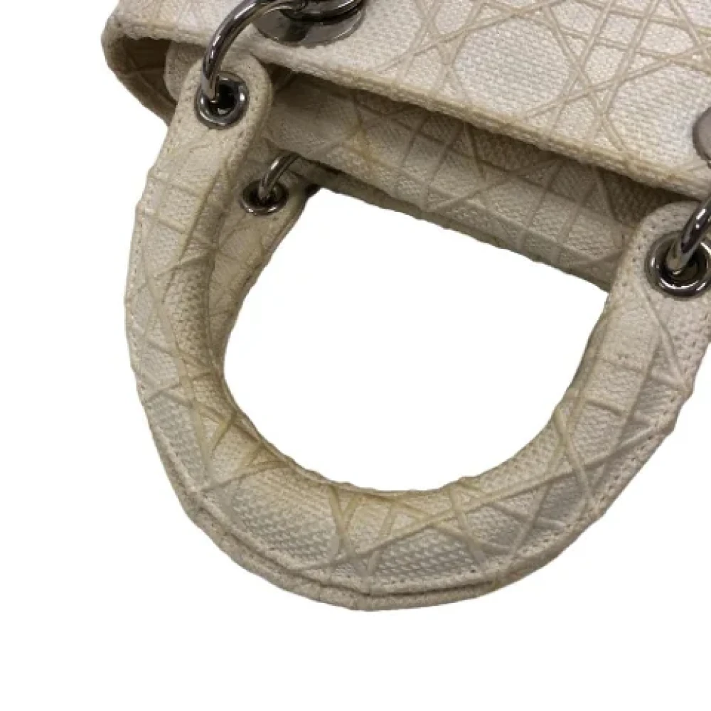 Dior Vintage Pre-owned Fabric dior-bags Gray Dames