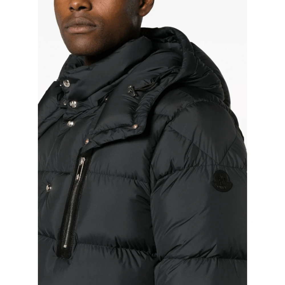 Moncler Afneembare capuchon jas Black Heren