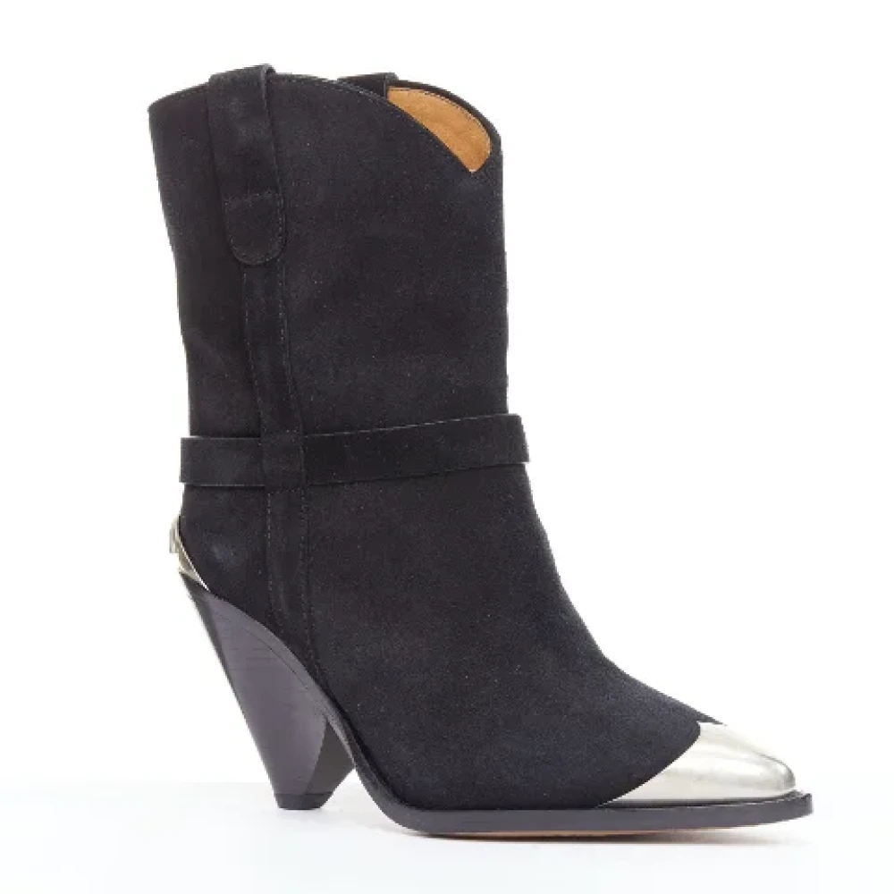 Isabel Marant Pre-owned Leather boots Black Dames