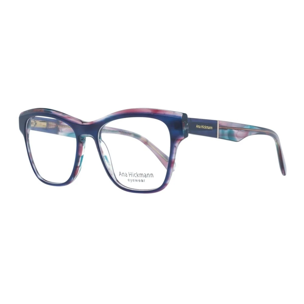 Ana Hickmann Paarse Vlinder Acetaat Optische Monturen Purple Dames
