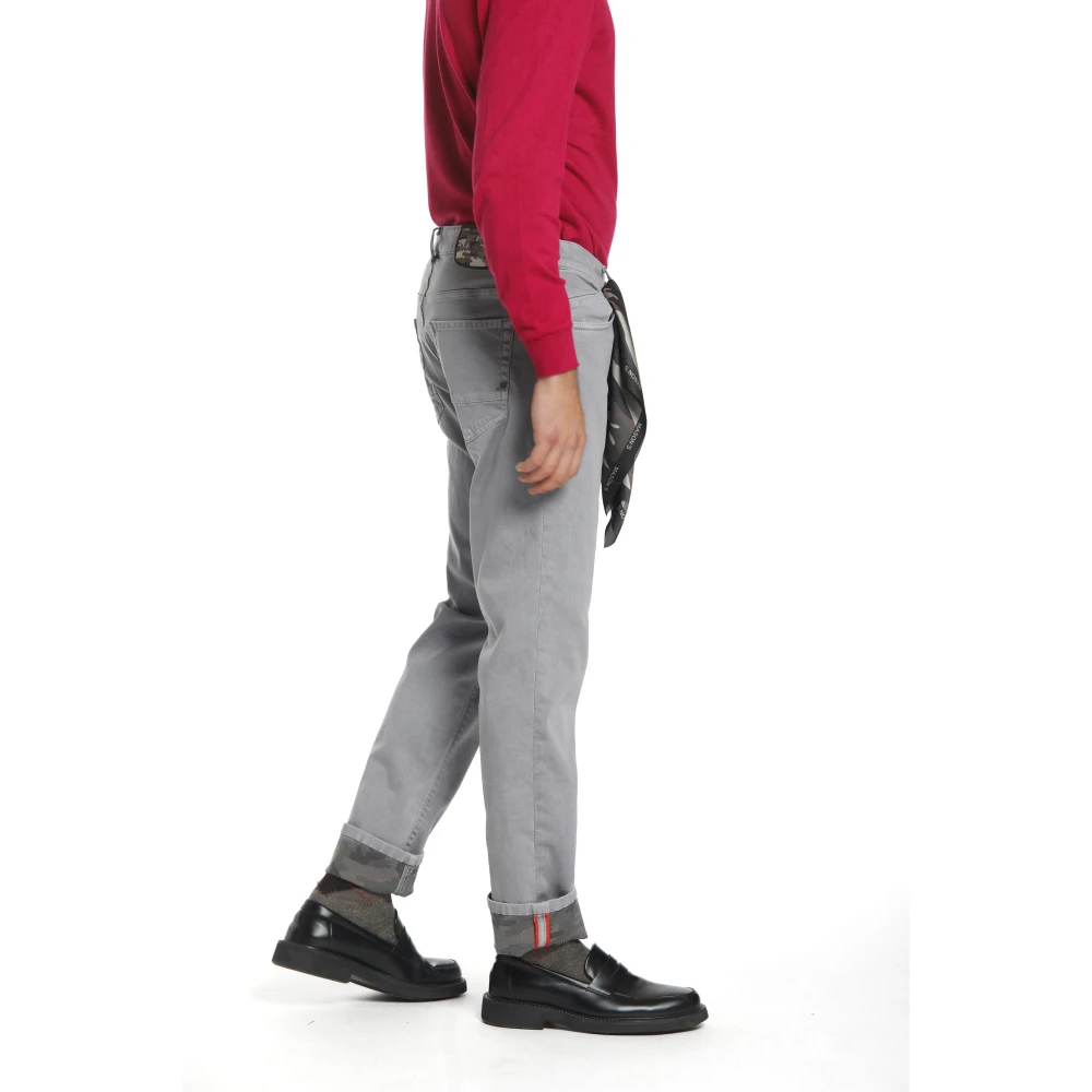 Mason's Lichtgrijze Slim Fit Jeans Gray Heren