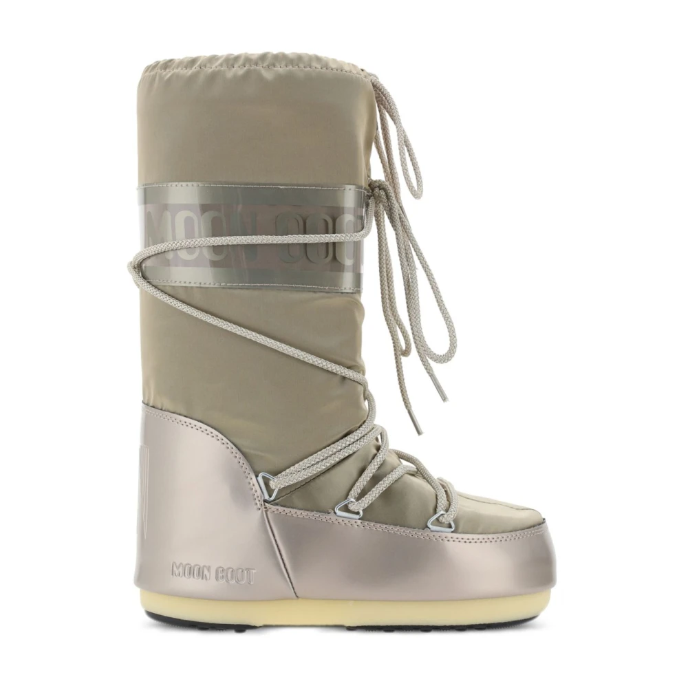 Moon Boot Women's Gray Icon Glance - Winter Boots - 6 Uk - Shoes