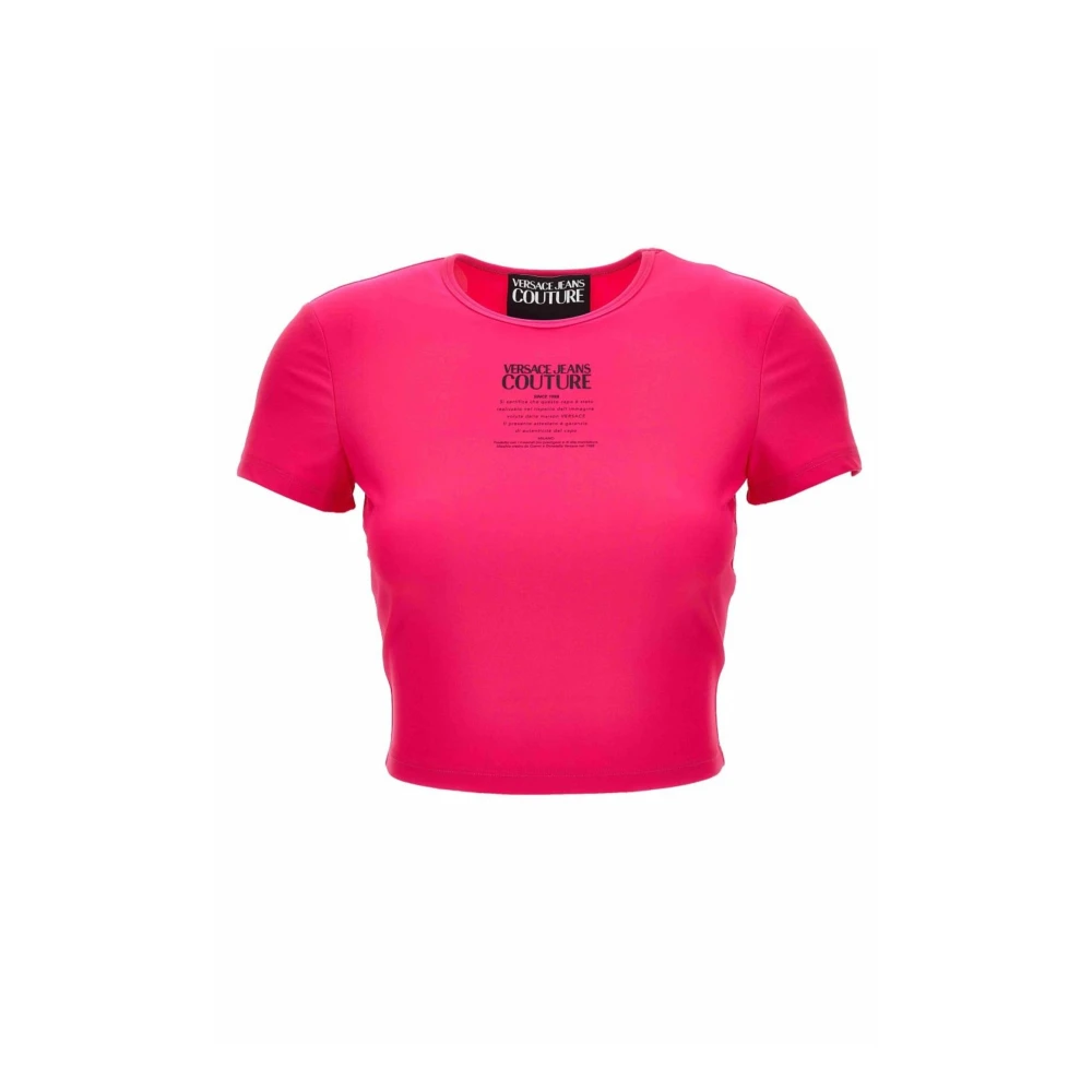 Versace Jeans Couture T-shirts en Polos Pink Dames