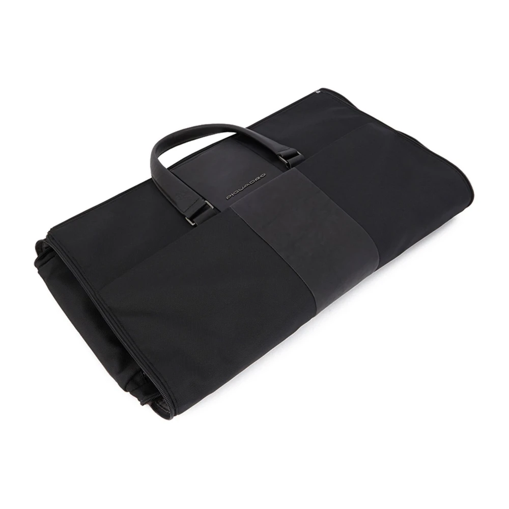 Piquadro Zwarte Linea Brief 2 Tas Black Heren