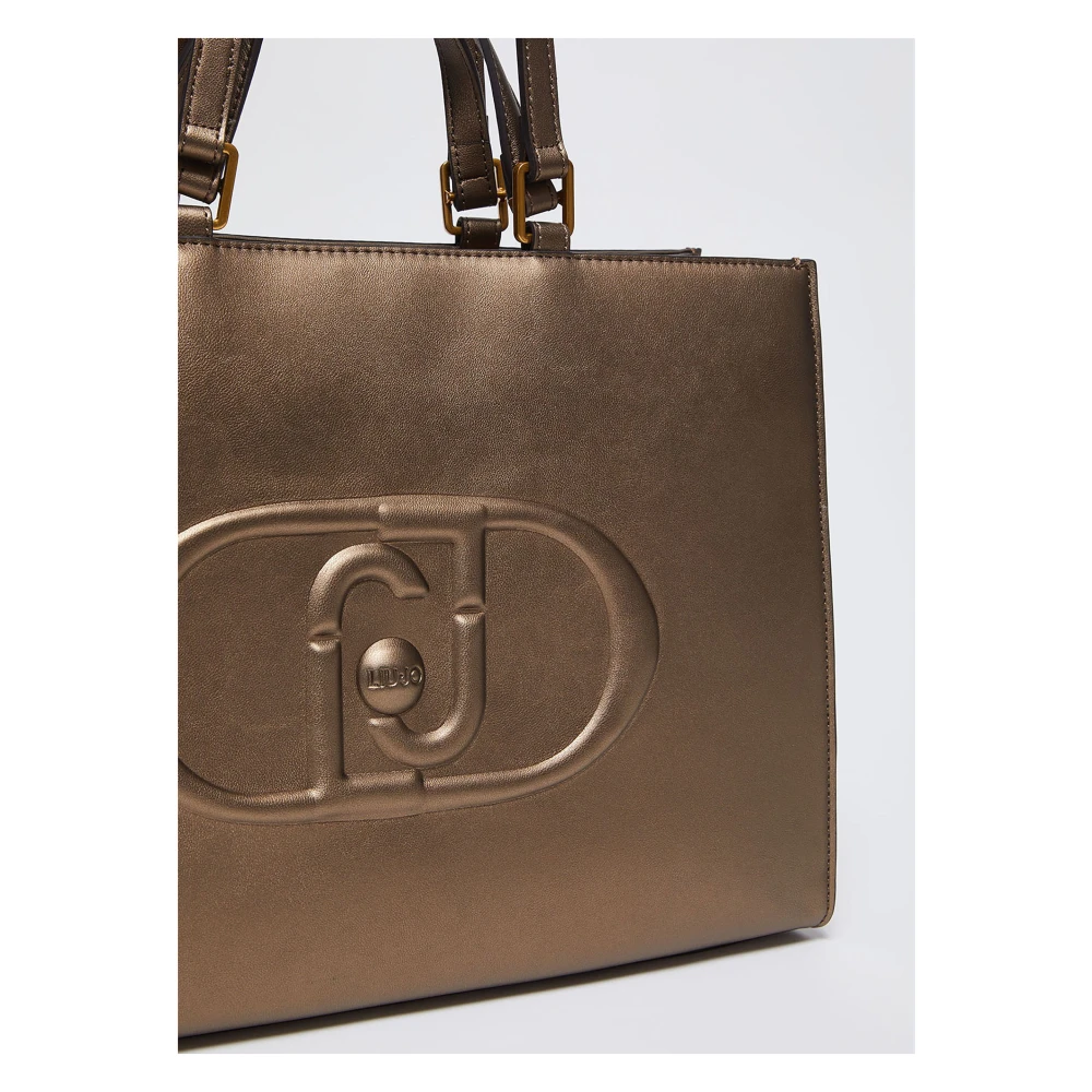 Liu Jo Logo Tote Tas Af4245E0332 Yellow Dames