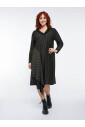robe-a-rayures-avec-encolure-cotelee