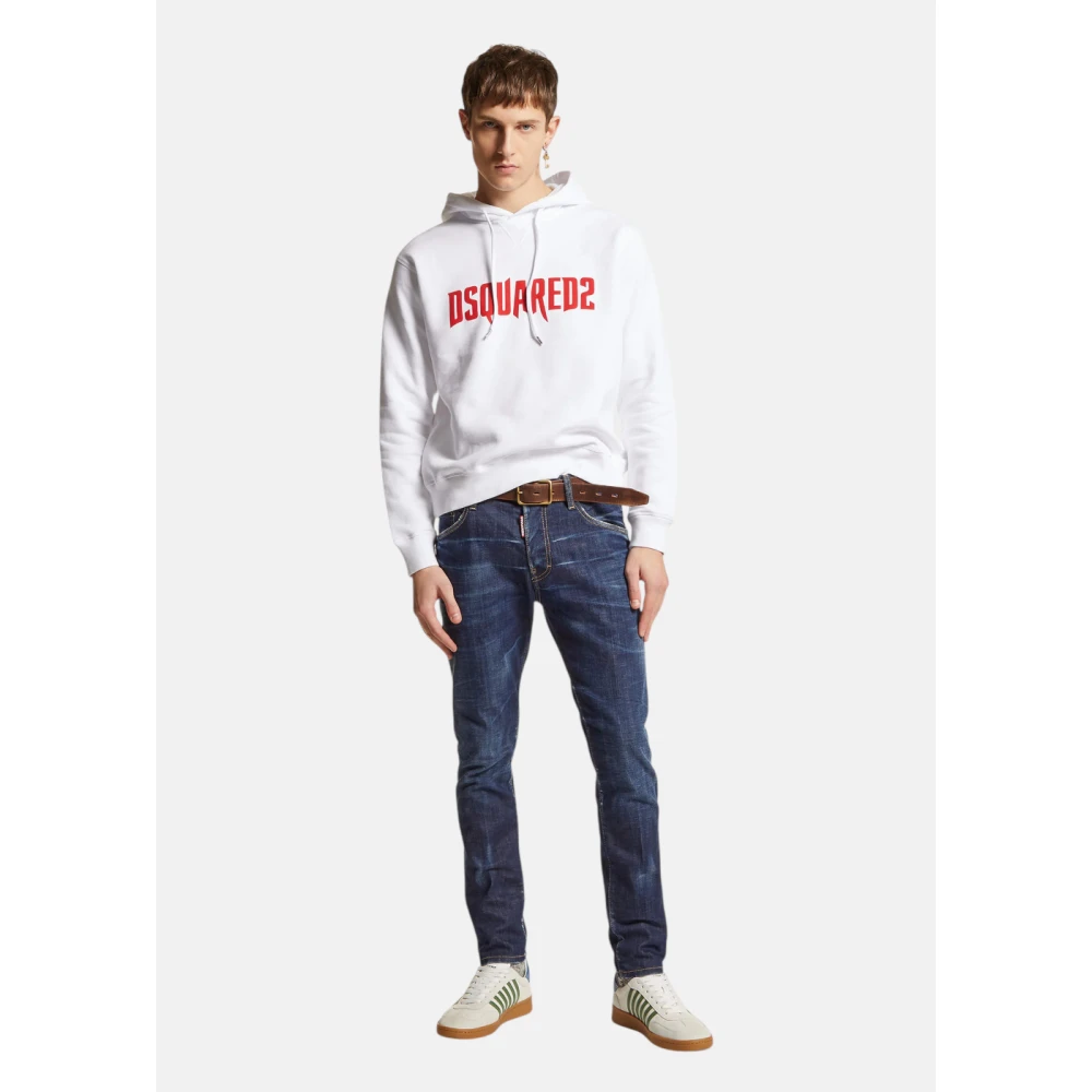 Dsquared2 Blauwe Skater Jeans Tijdloos Ontwerp Blue Heren