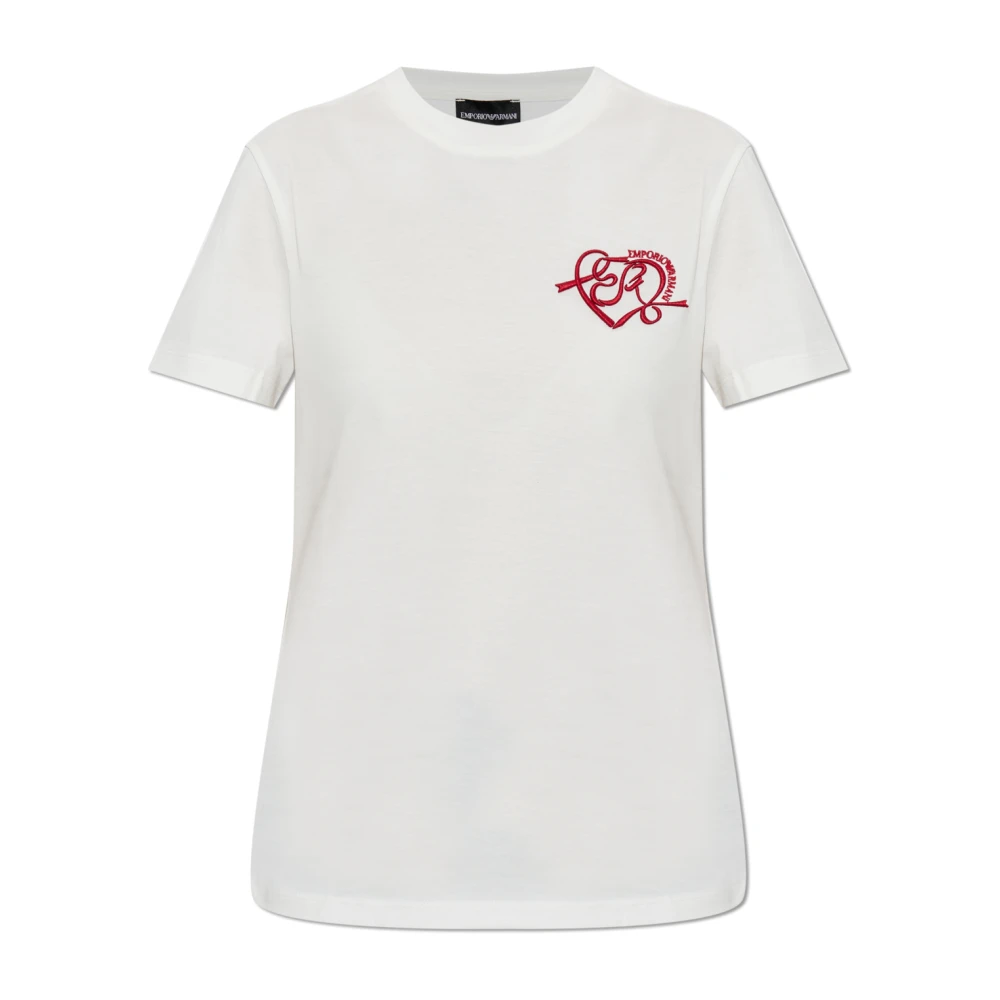 Emporio Armani Donna Bianco Top, L, New,