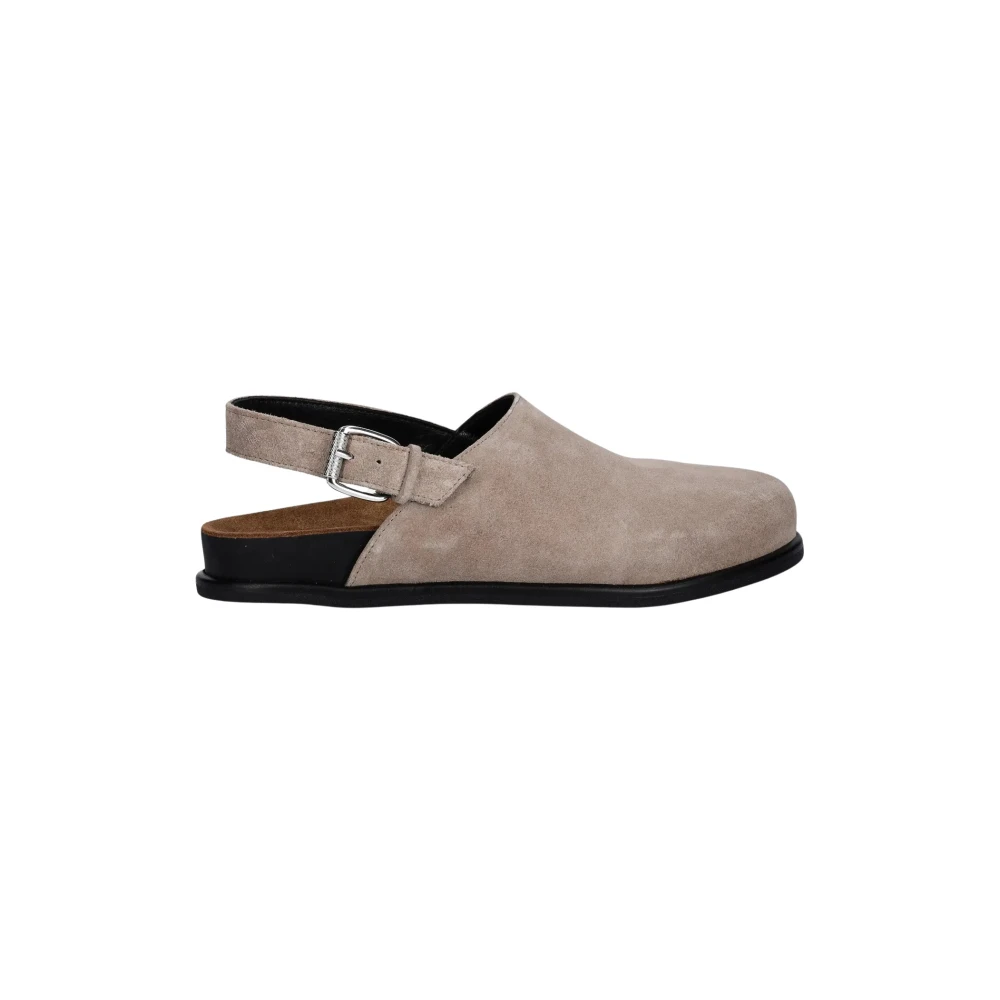 Vagabond Shoemakers Donna Neutro - Effie - Sabot In Camoscio Color Tortora - Immagine 3