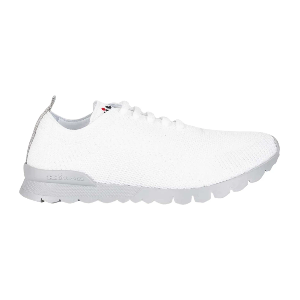 Kiton Cotton Ea Sneakers Heren Schoenen Wit