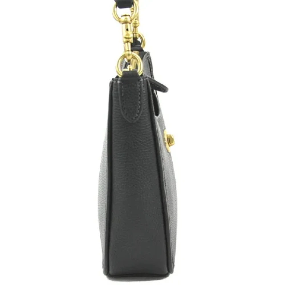 Coach Pre-owned Leather shoulder-bags Black Dames