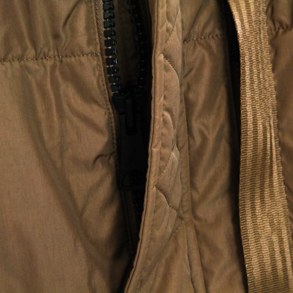Jordan Bruine Dons Parka Jas Brown Heren