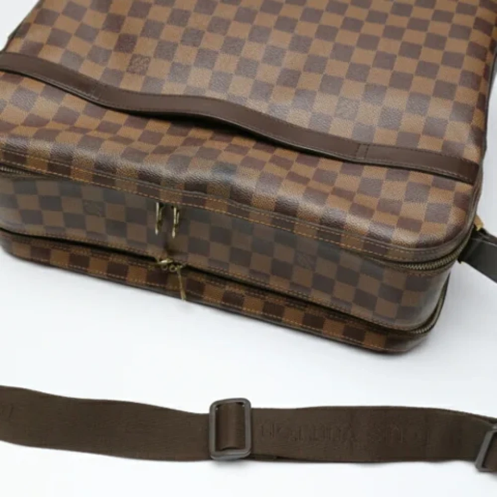 Louis Vuitton Vintage Pre-owned Fabric shoulder-bags Brown Dames