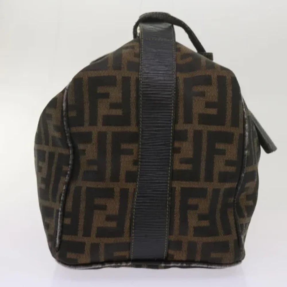 Fendi Vintage Pre-owned Canvas handbags Brown Dames