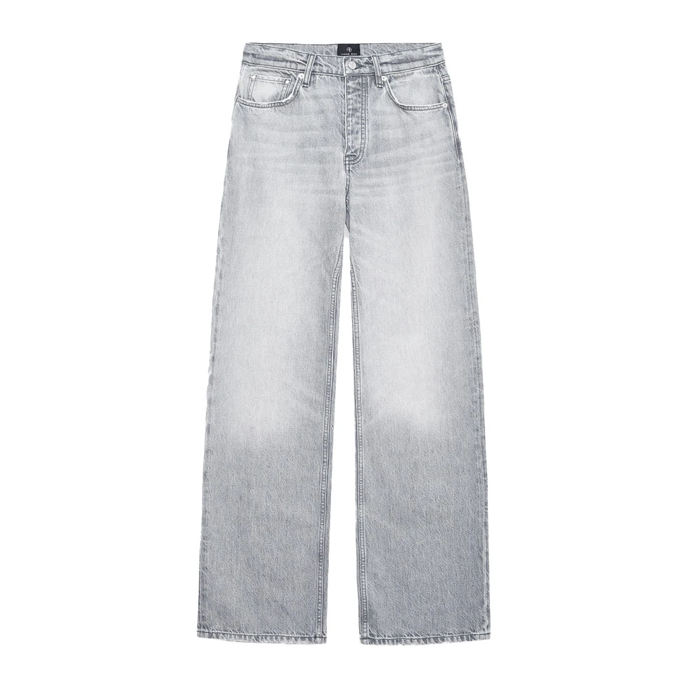 Anine Bing Women's Gray Wide Jeans - Wide Jeans - W28 - Jeans
