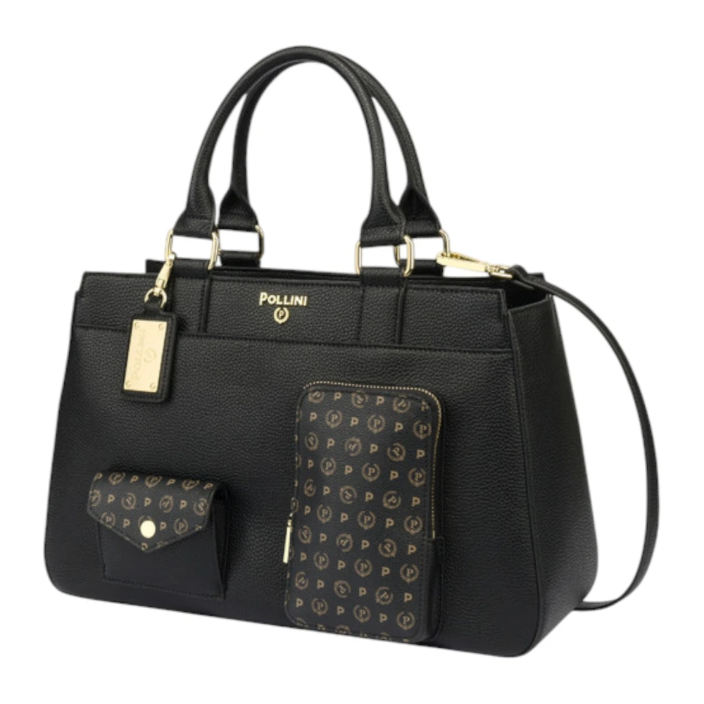 Pollini Grained Heritage Handtas voor Vrouwen White Dames