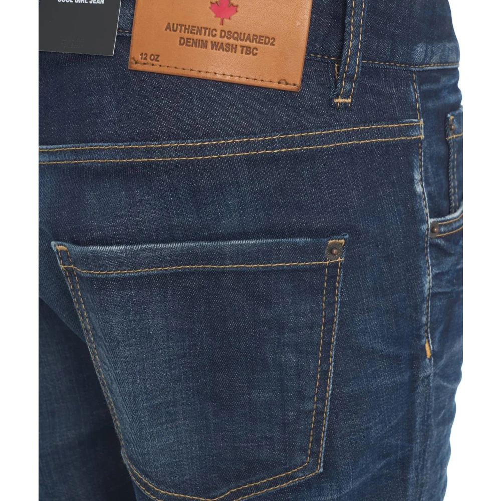Dsquared2 Blauwe Slim Fit Cool Girl Jeans Blue Dames