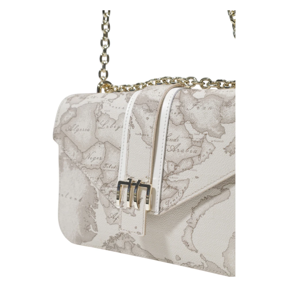 Alviero Martini 1a Classe Middelgrote damestas collectie in PVC Beige Dames