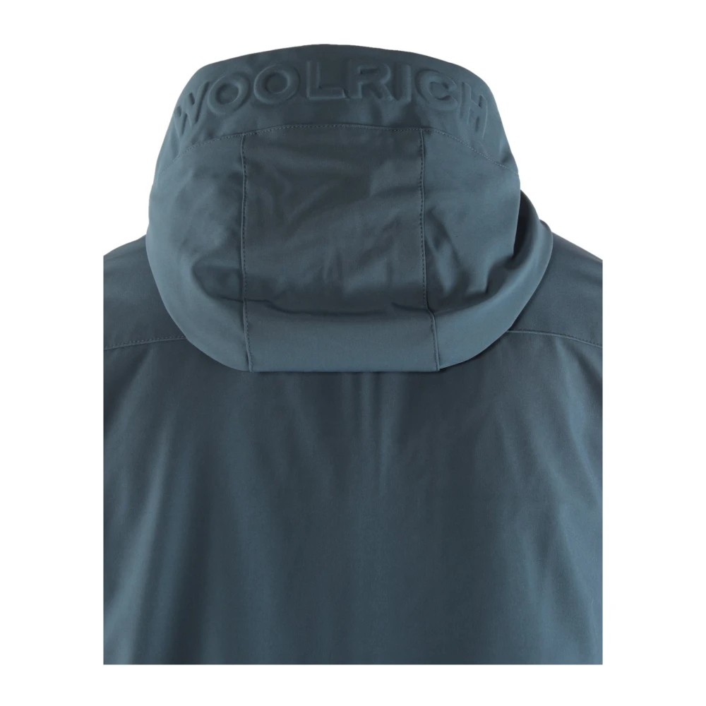 Woolrich Blauwe Soft Shell Jas voor Heren Blue Heren