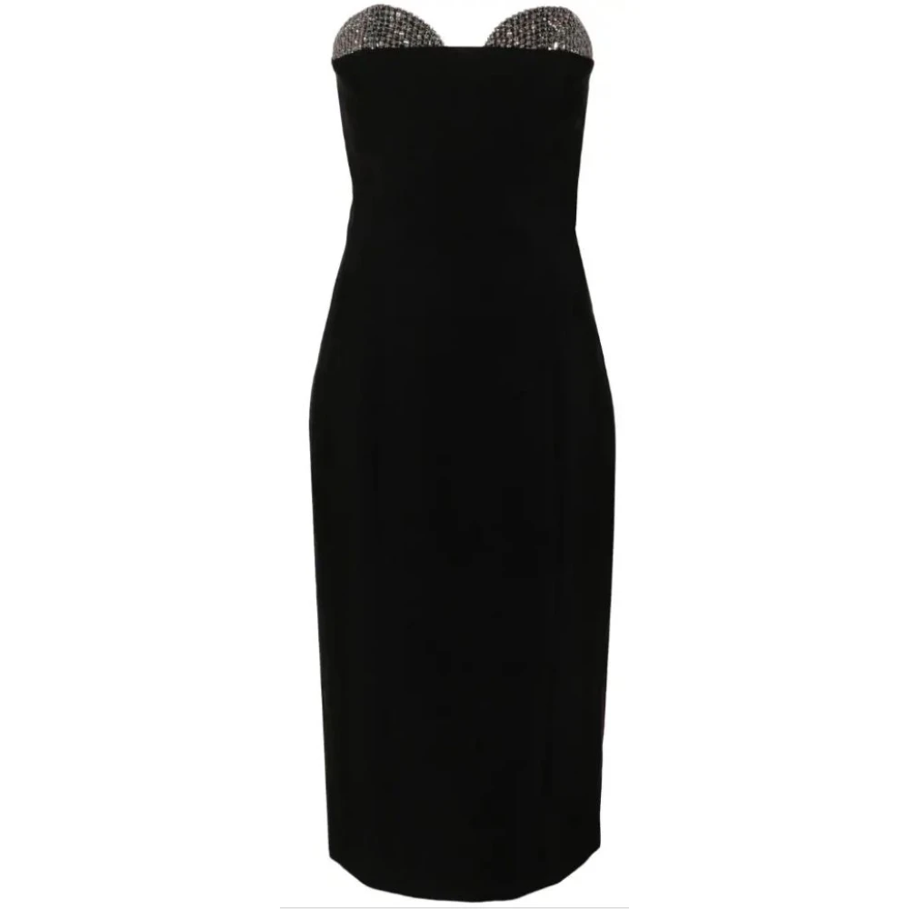 Genny Zwarte Elegante Jurken Black Dames