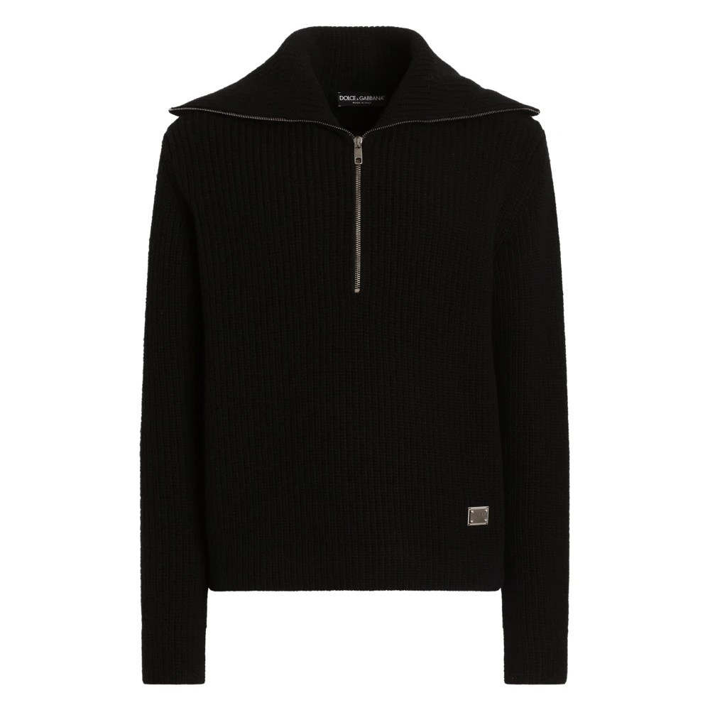 Dolce & Gabbana Zwarte Pullover Trui Black Heren