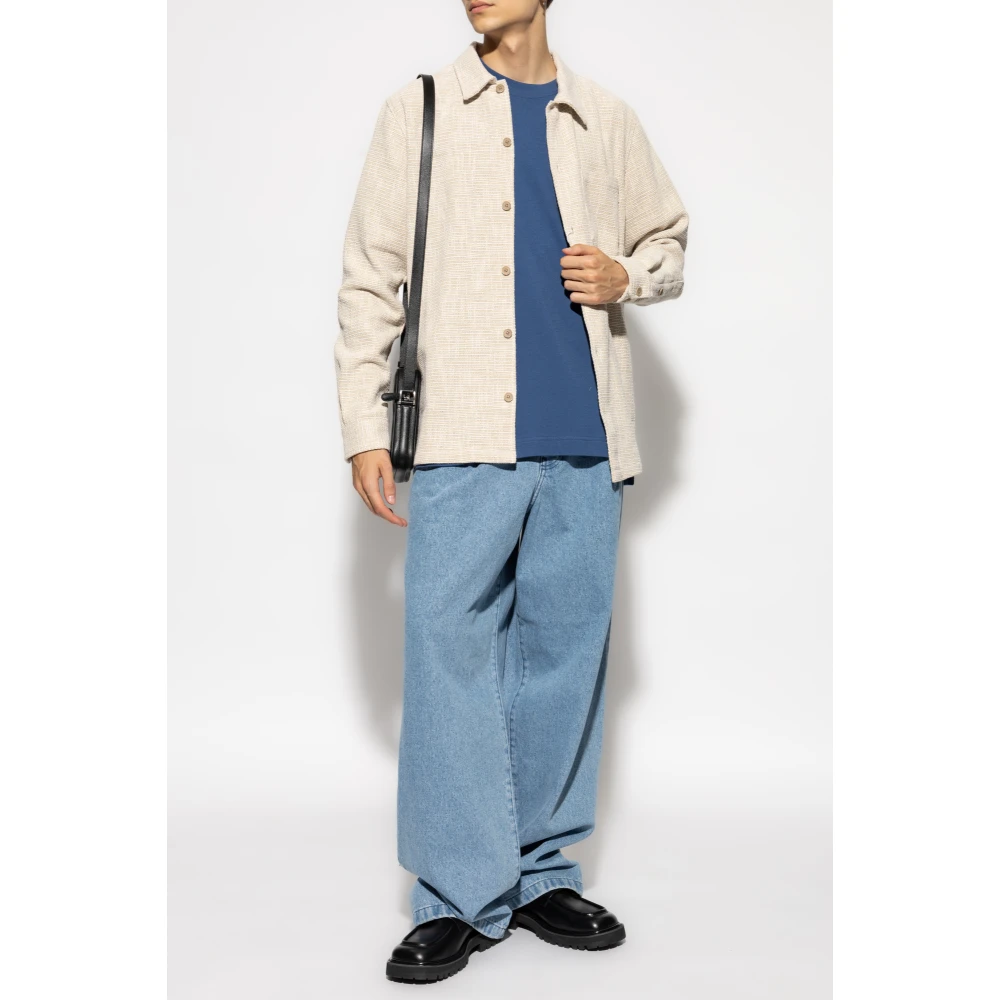 Samsøe Shirt Sataka Beige Heren