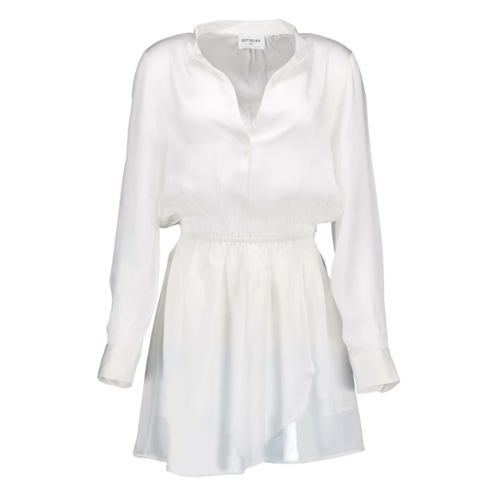 Est'Seven Ecru Jurken White Dames