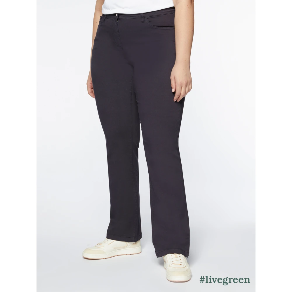Fiorella Rubino Five-Pocket Regular Hose Smeraldo Blue Dames