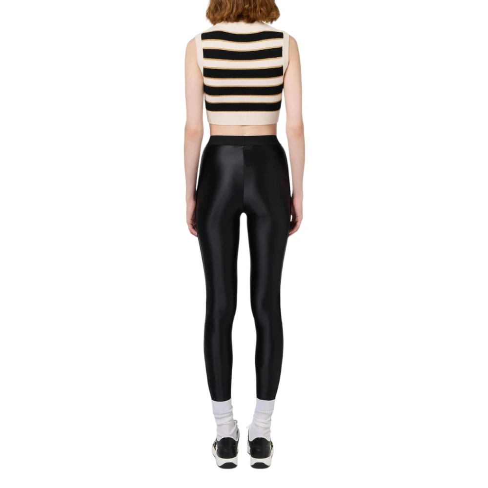 Elisabetta Franchi Stijlvolle Tricot Top voor Vrouwen Black Dames