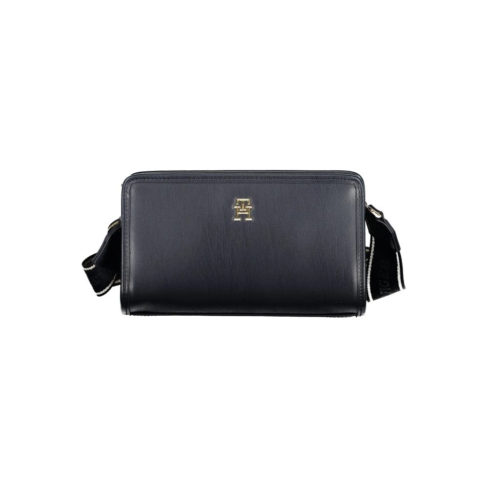 Tommy Hilfiger Blauwe Verstelbare Schoudertas met Rits Blue Dames