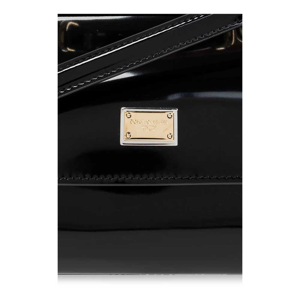 Dolce & Gabbana Sicily Schoudertas Black Dames
