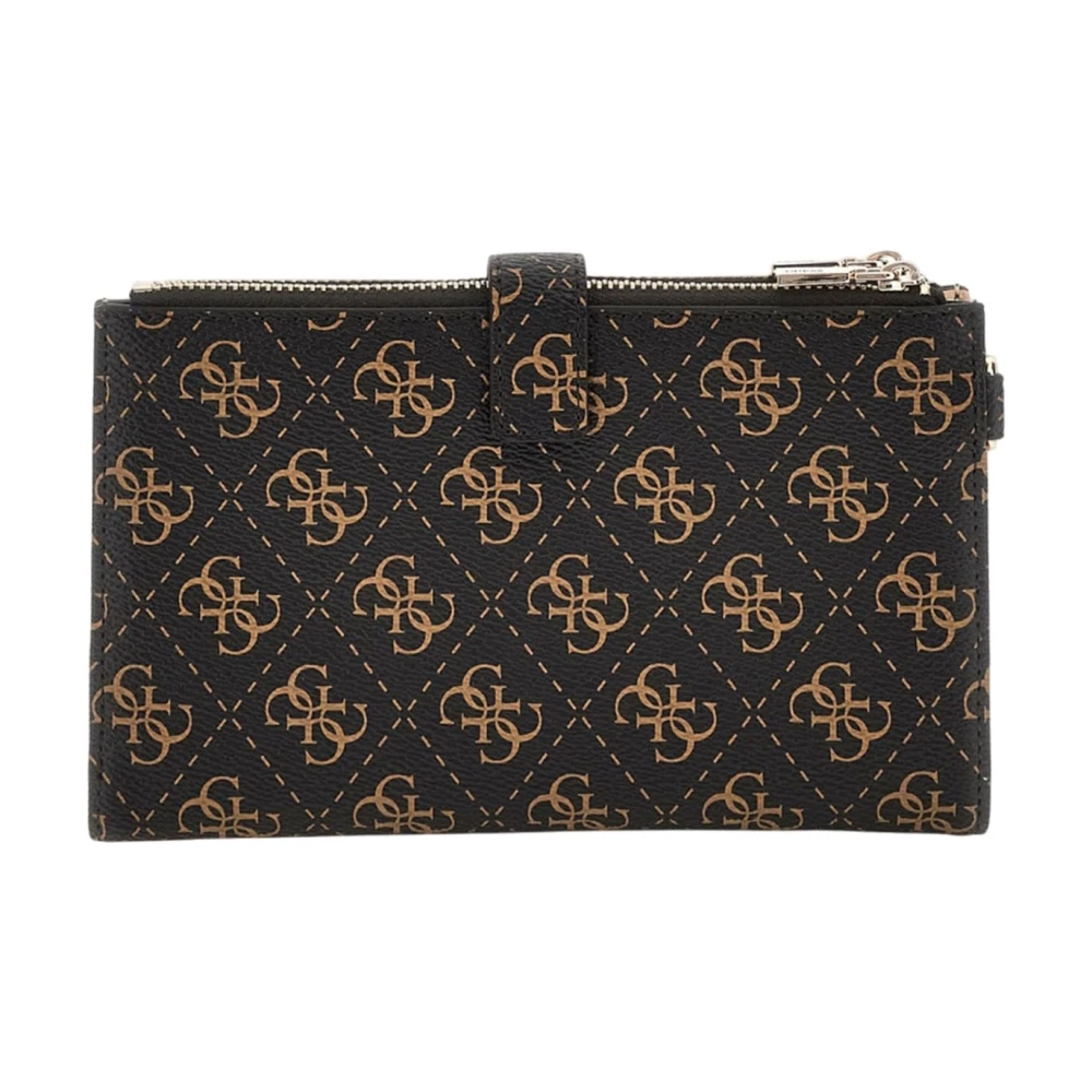 Guess Bruine Synthetische Damesportemonnee Brown Dames