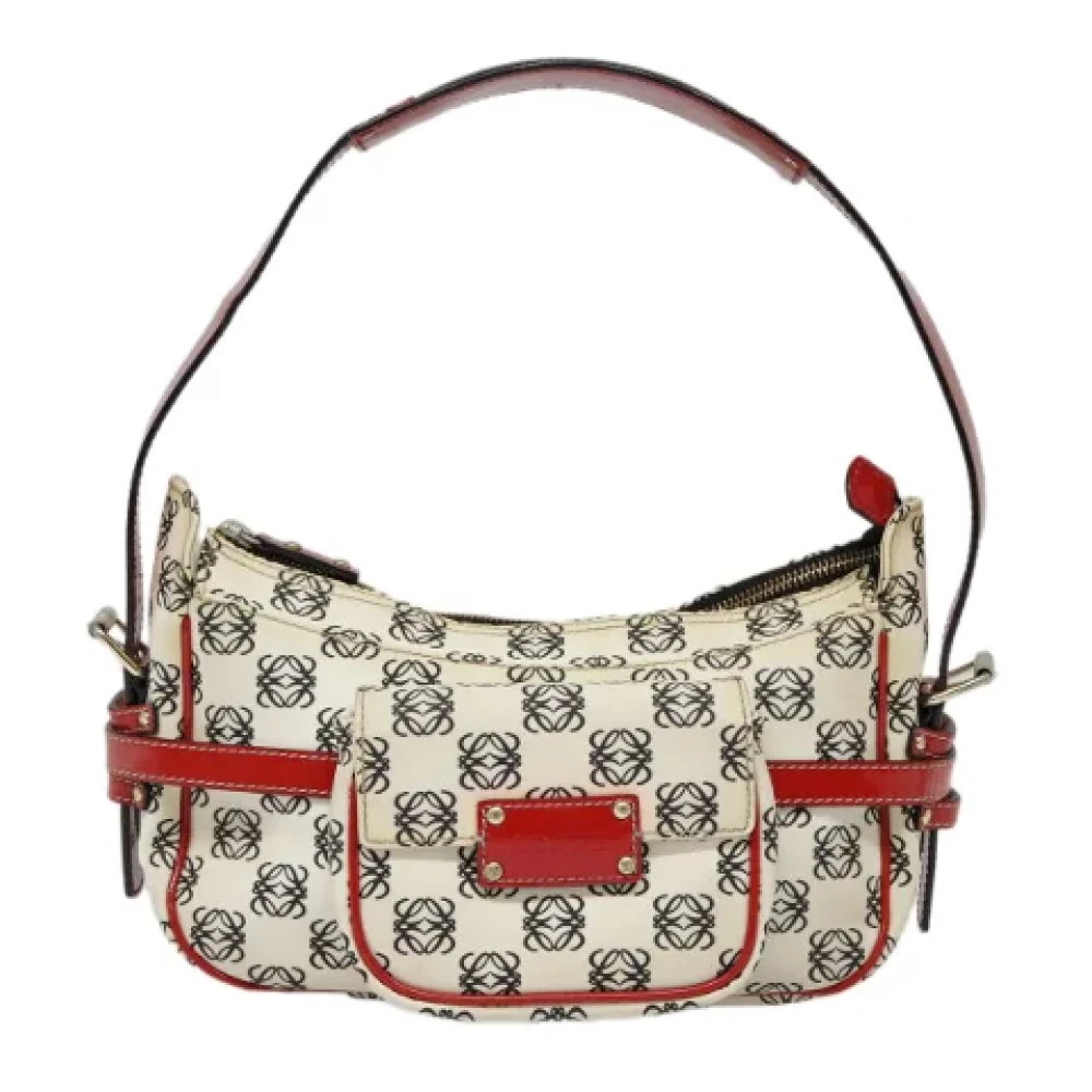Loewe Pre-owned Canvas handbags White Dames