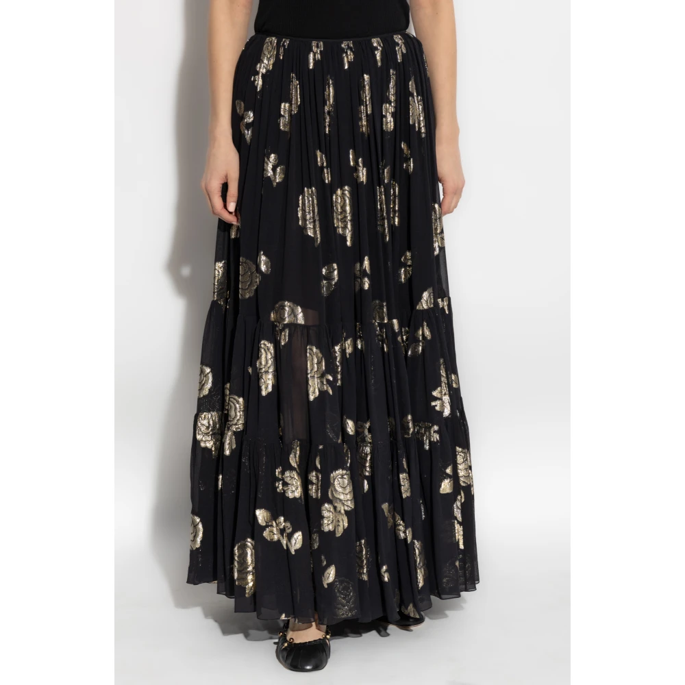Chloé Zijden rok Black Dames